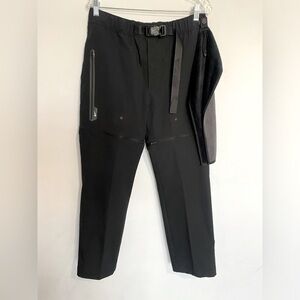 Nike MMW 3-In-1 Black Pants/Shorts | Spandex | Towel | Belt | New: Never Worn